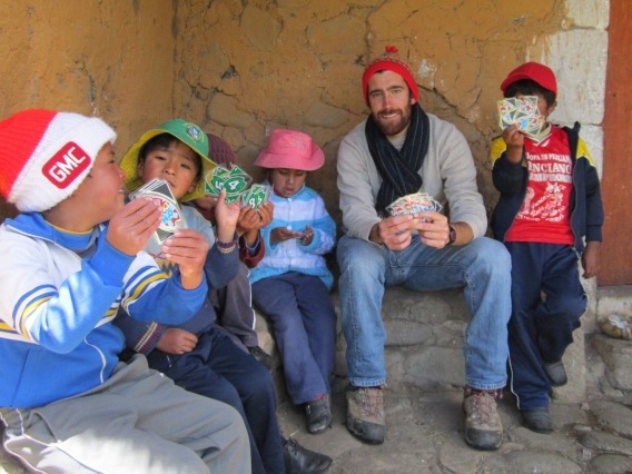 Former University of Arizona Peace Corps Volunteer Mario Nuño-Whelan in Peru