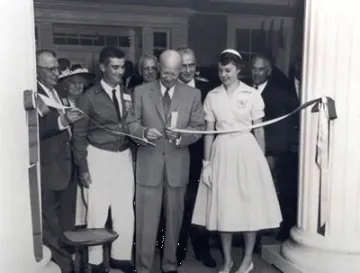 President Eisenhower at 4H ceremony in Washington DC