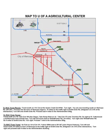 map of directions to MAC